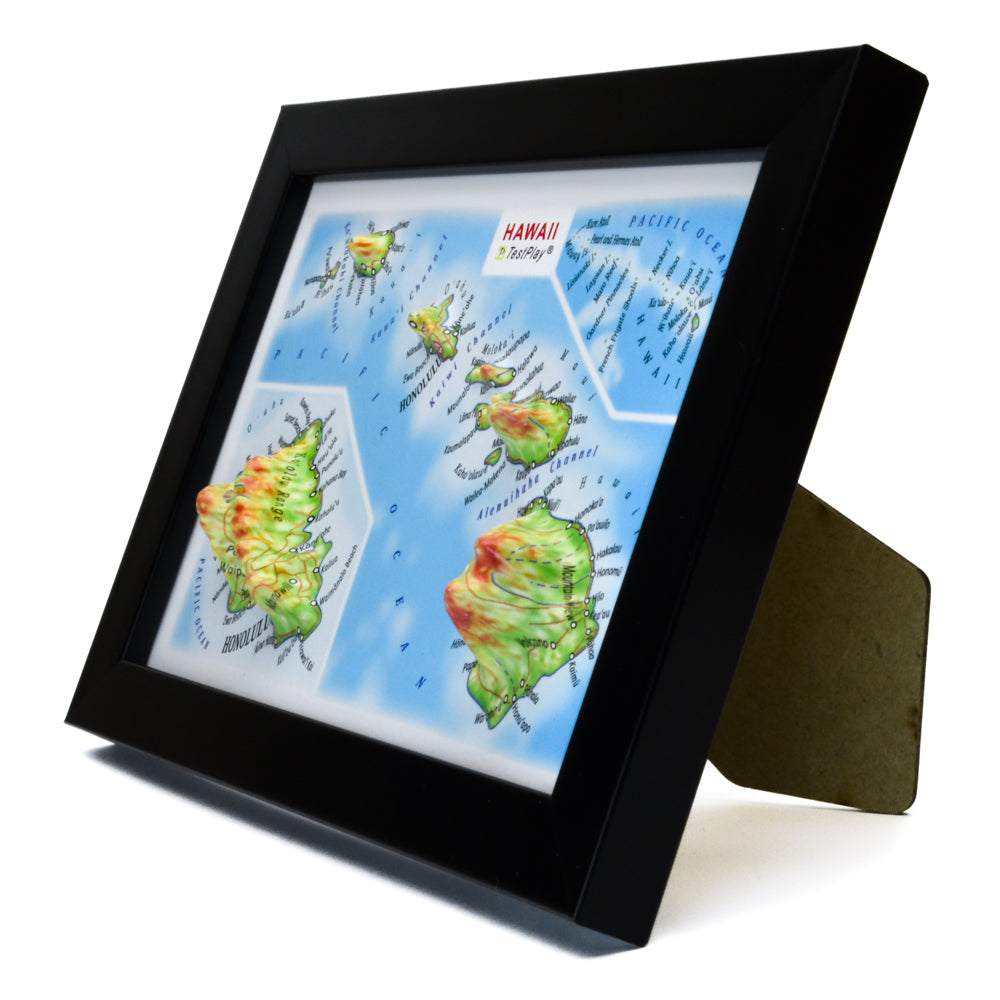 Hawaii 3D souvenir map