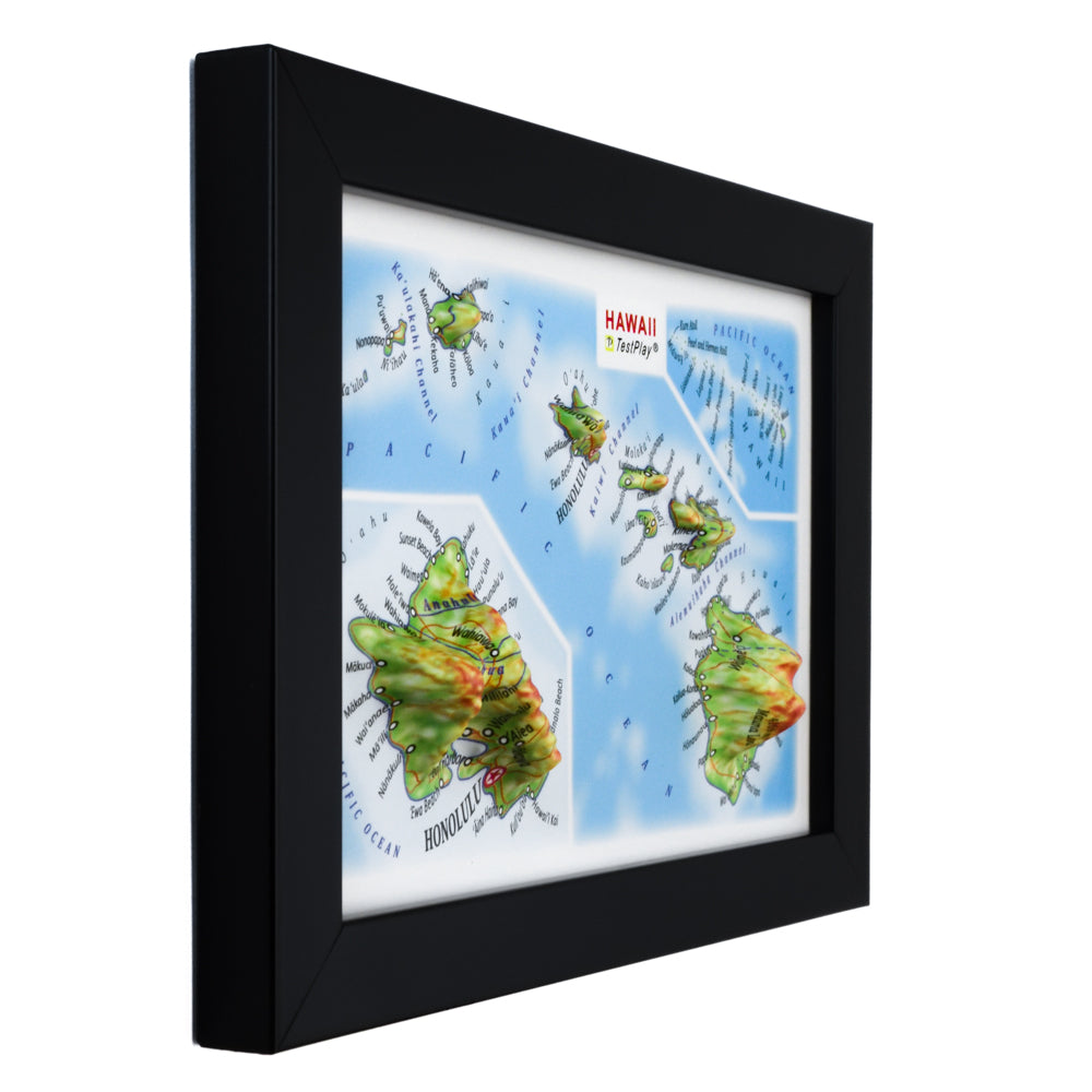 Hawaii 3D souvenir map