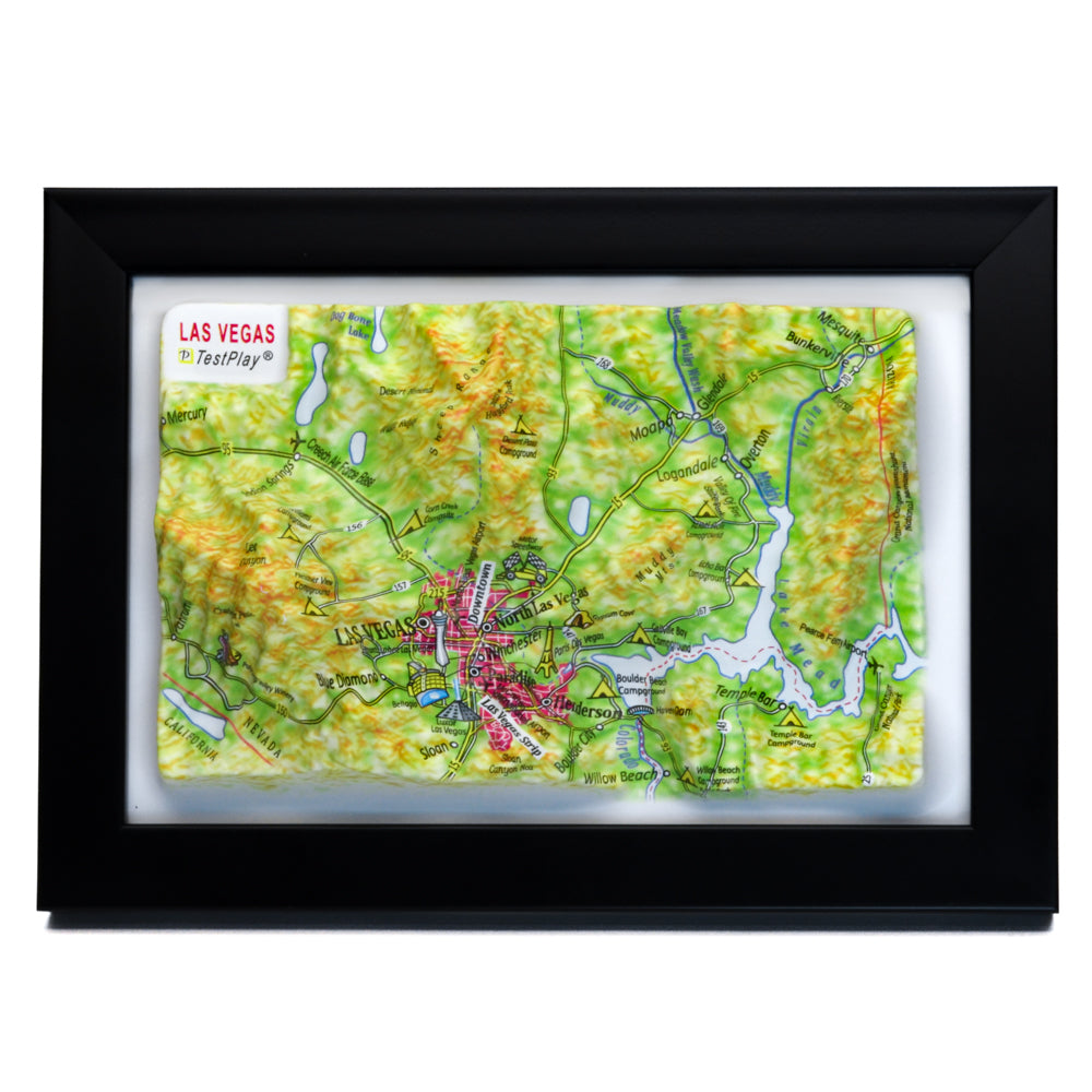 Las Vegas 3D souvenir map