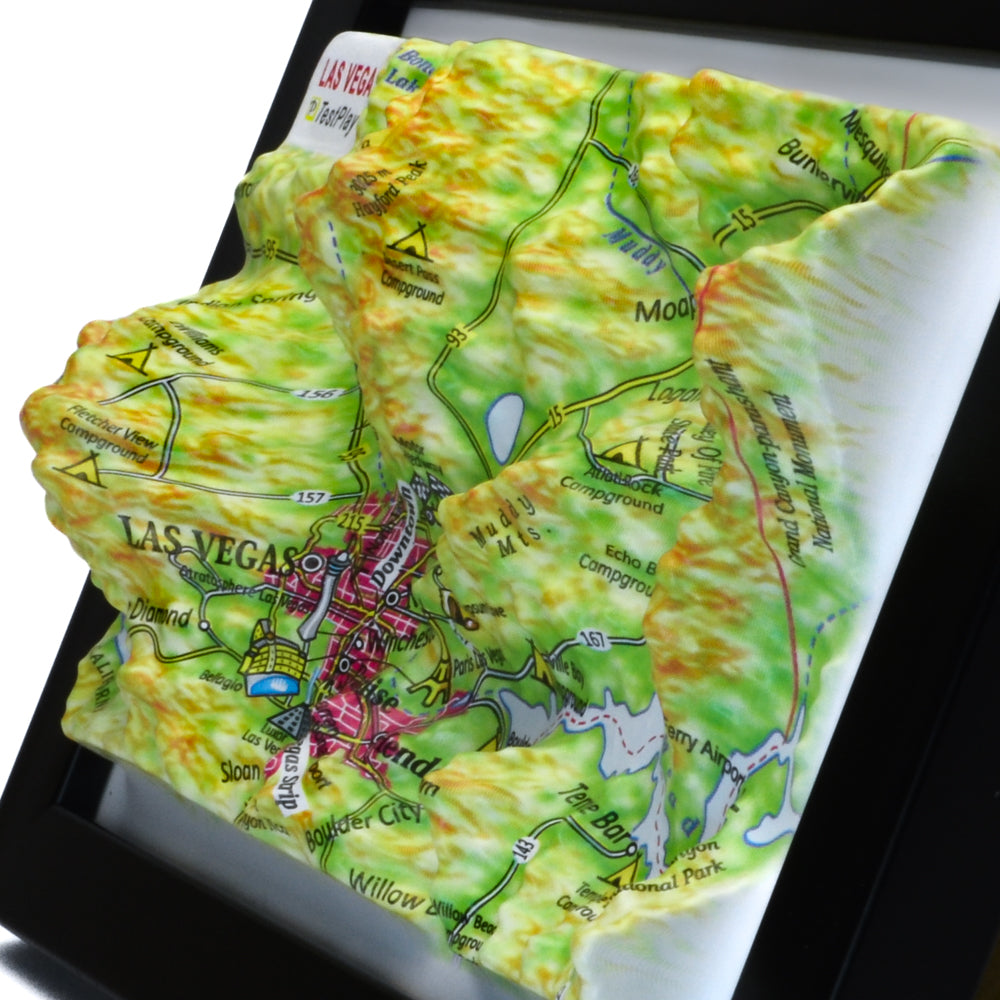 Las Vegas 3D souvenir map