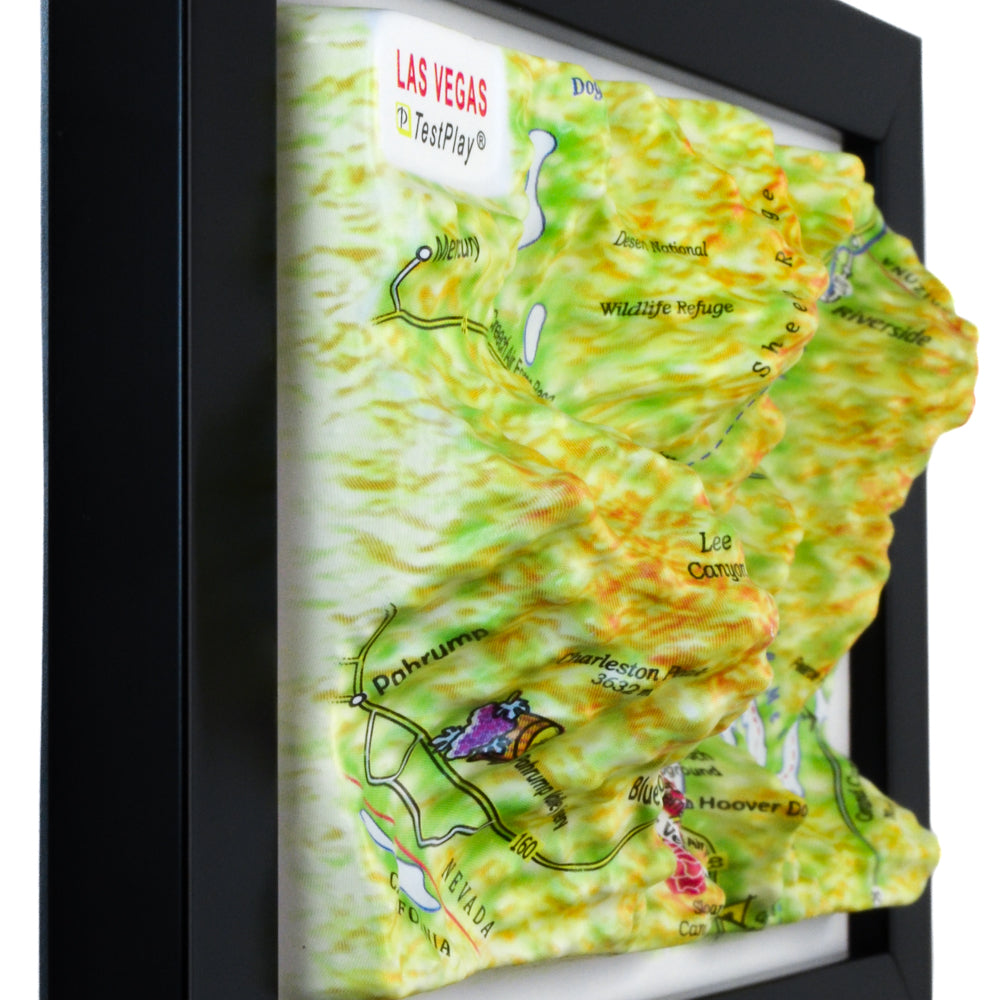 Las Vegas 3D souvenir map