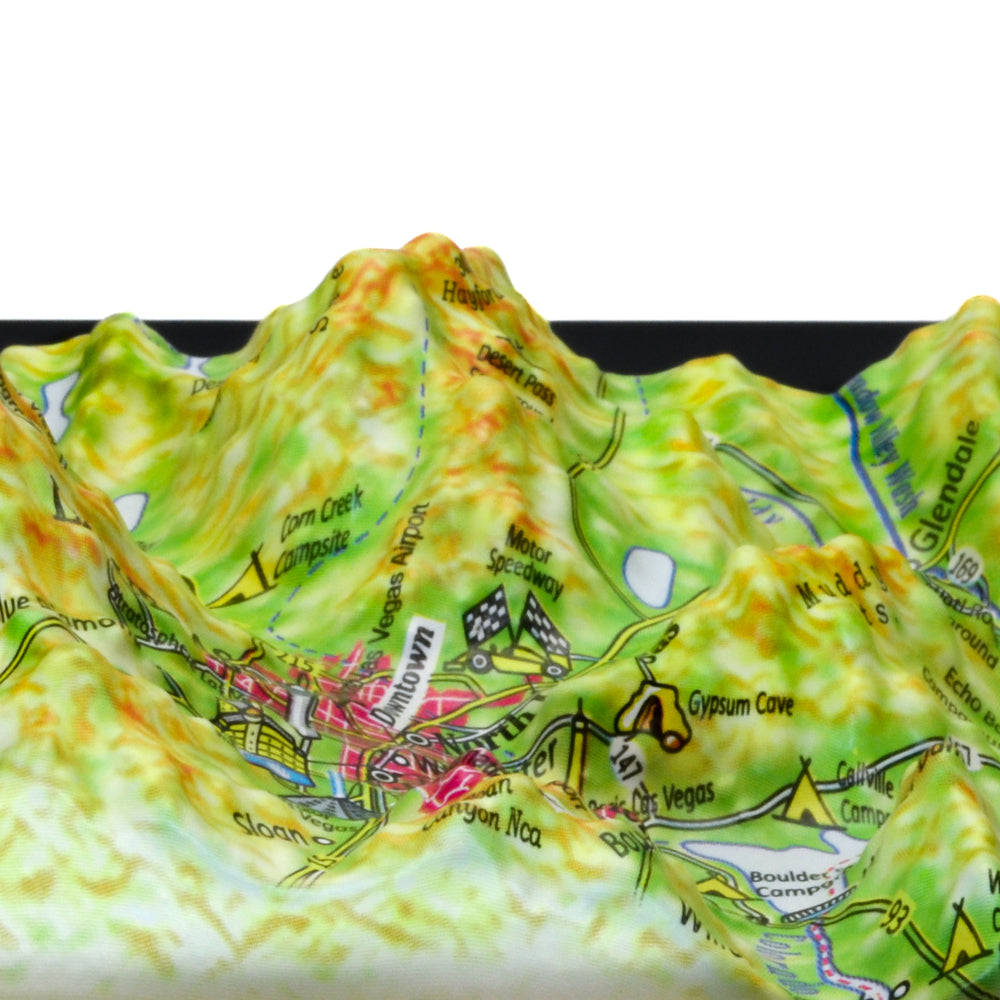 Las Vegas 3D souvenir map