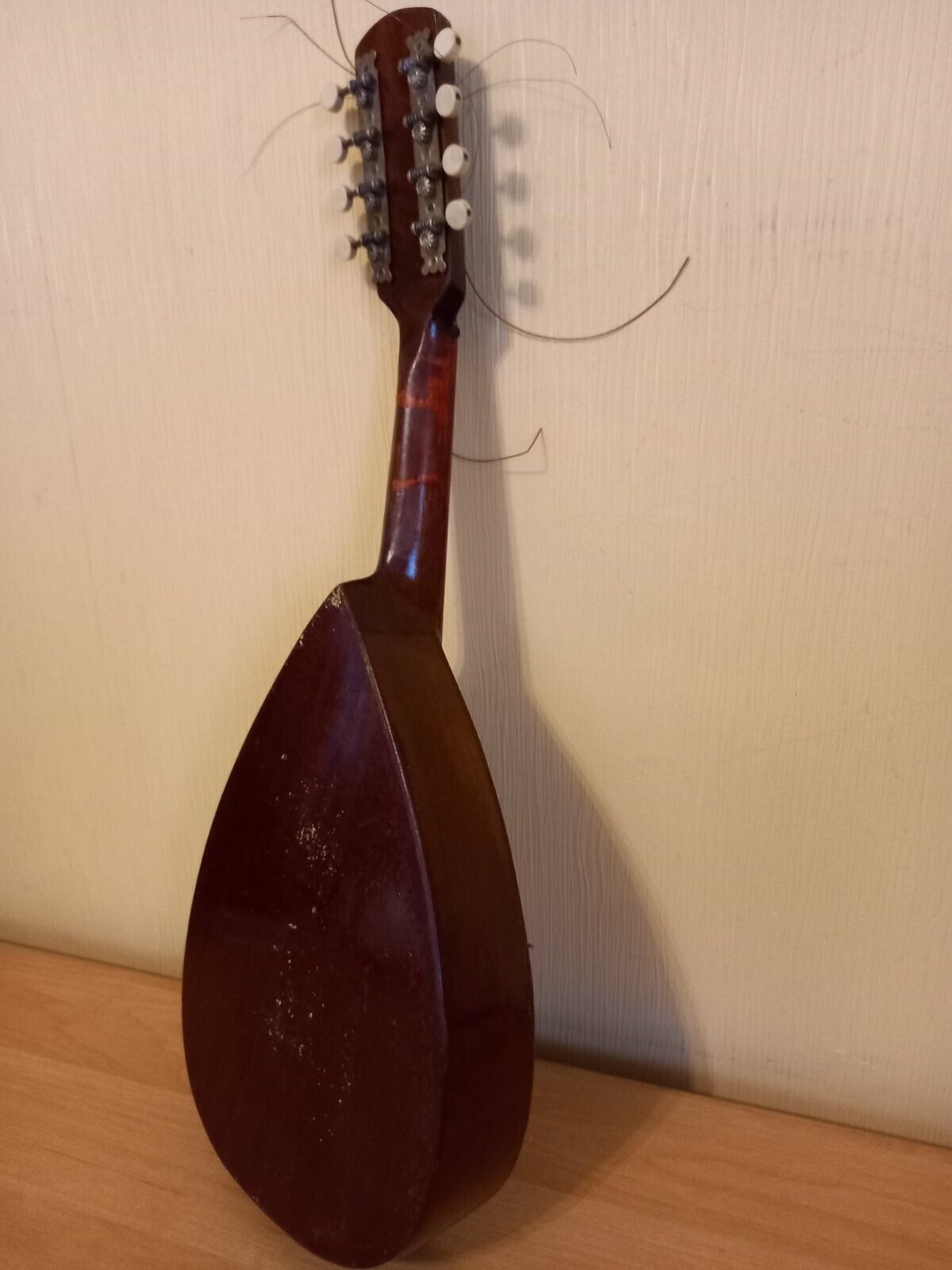 Unknown Italian Mandolin Folk Instrument Vintage 8 String