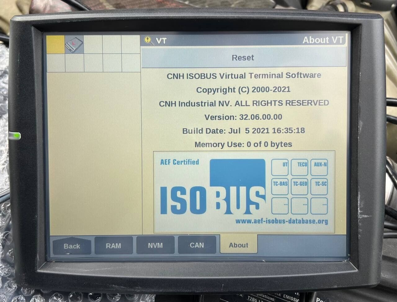 Trimble AG-372 RTX Receiver /AFS PRO 700 Display KIT/NavController III 48036776