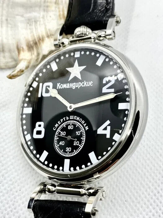 MOLNIJA Komandirskie Mechanical Watch Mens Soviet USSR Marriage Military Vintage