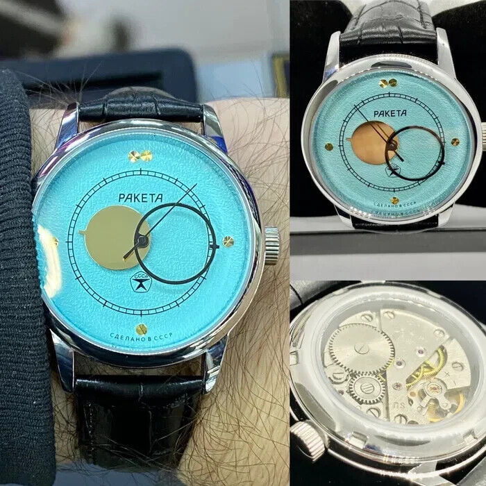 RAKETA Kopernik Men's Watch Copernic Copernicus Mechanical USSR Soviet Vintage