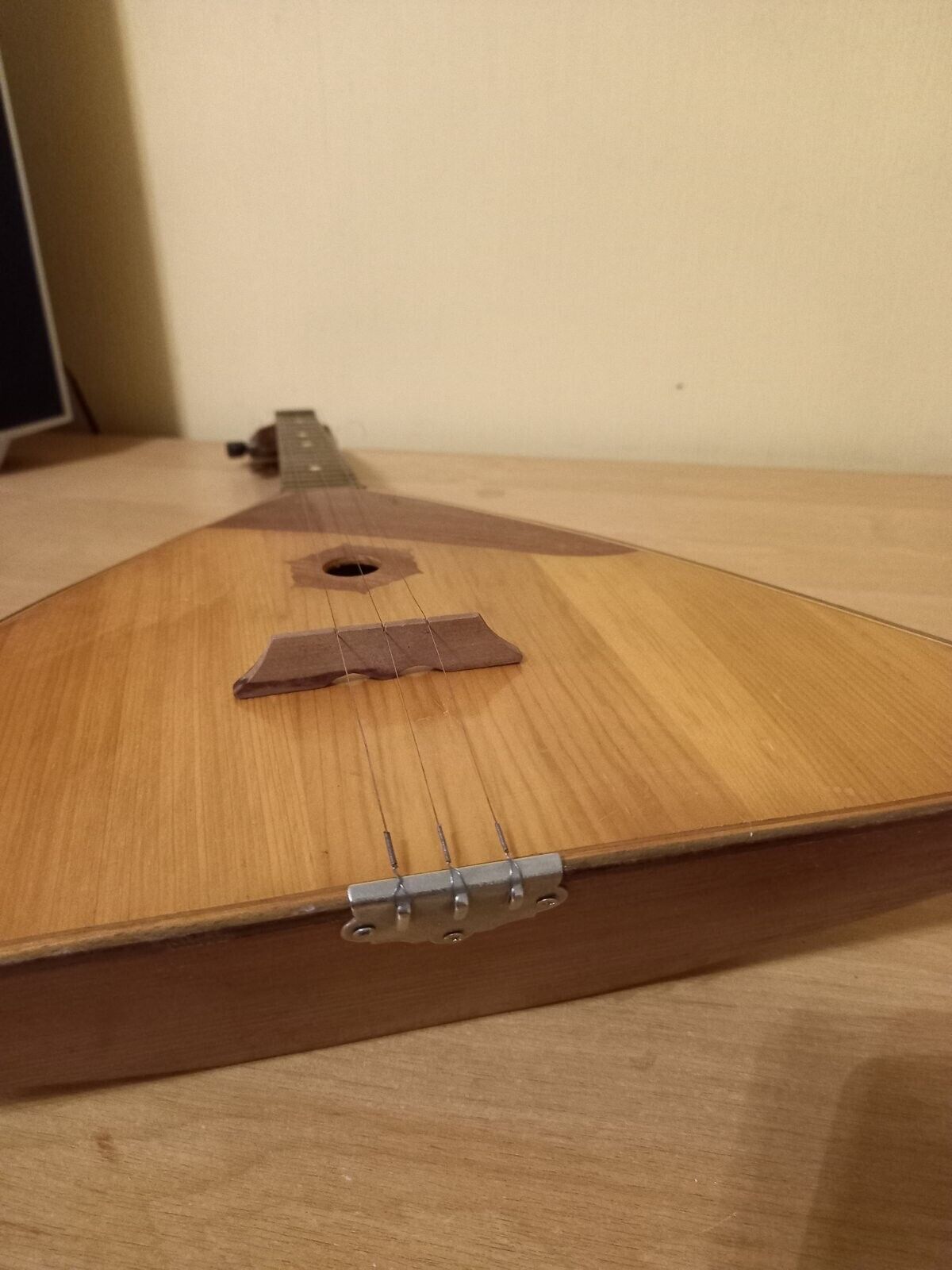 Balalayka Folk Instrument USSR Soviet 3 String Balalaika Vintage