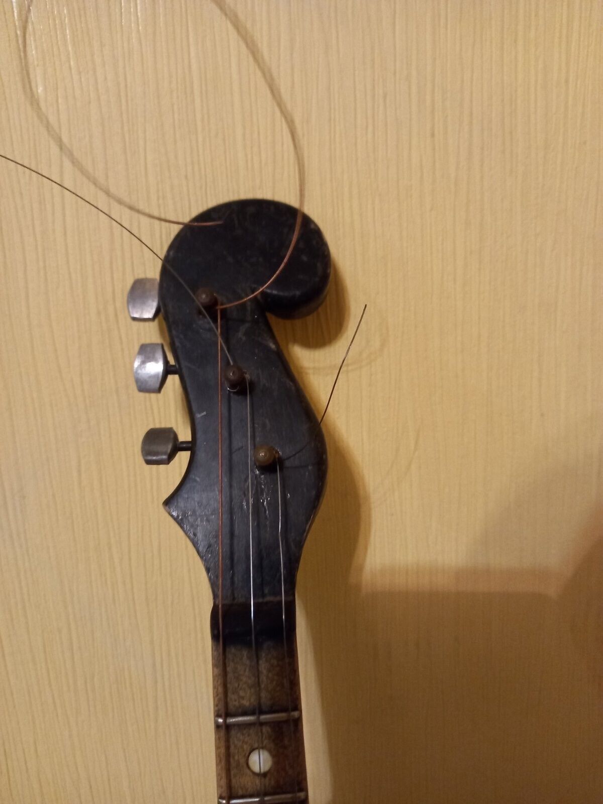 Master Made Domra Prima Folk Instrument 3 strings Ukrainian Ukraine Vintage 1989