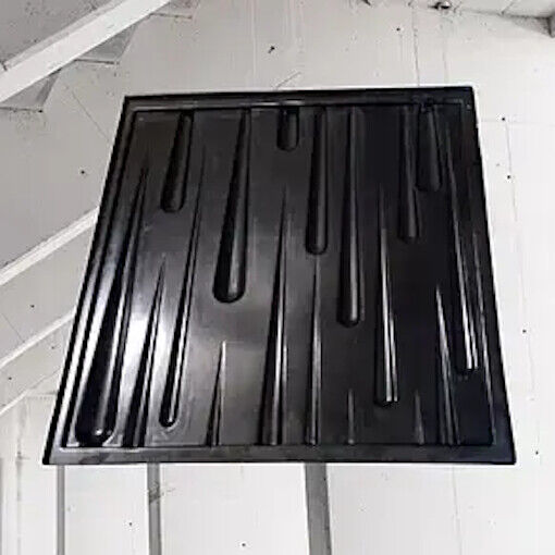 2pcs Panels Wall ABS Stone Art Plastic Mold Decor 3D Plaster Tile Form Design