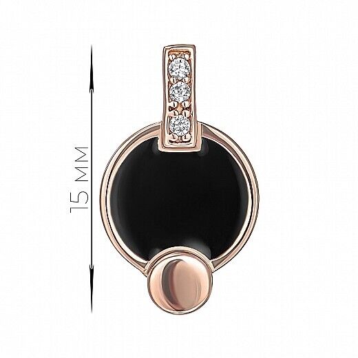 Earrings Nice Women Ukraine Symbol Round Jewelry Charm 14k gold (585) Excellent