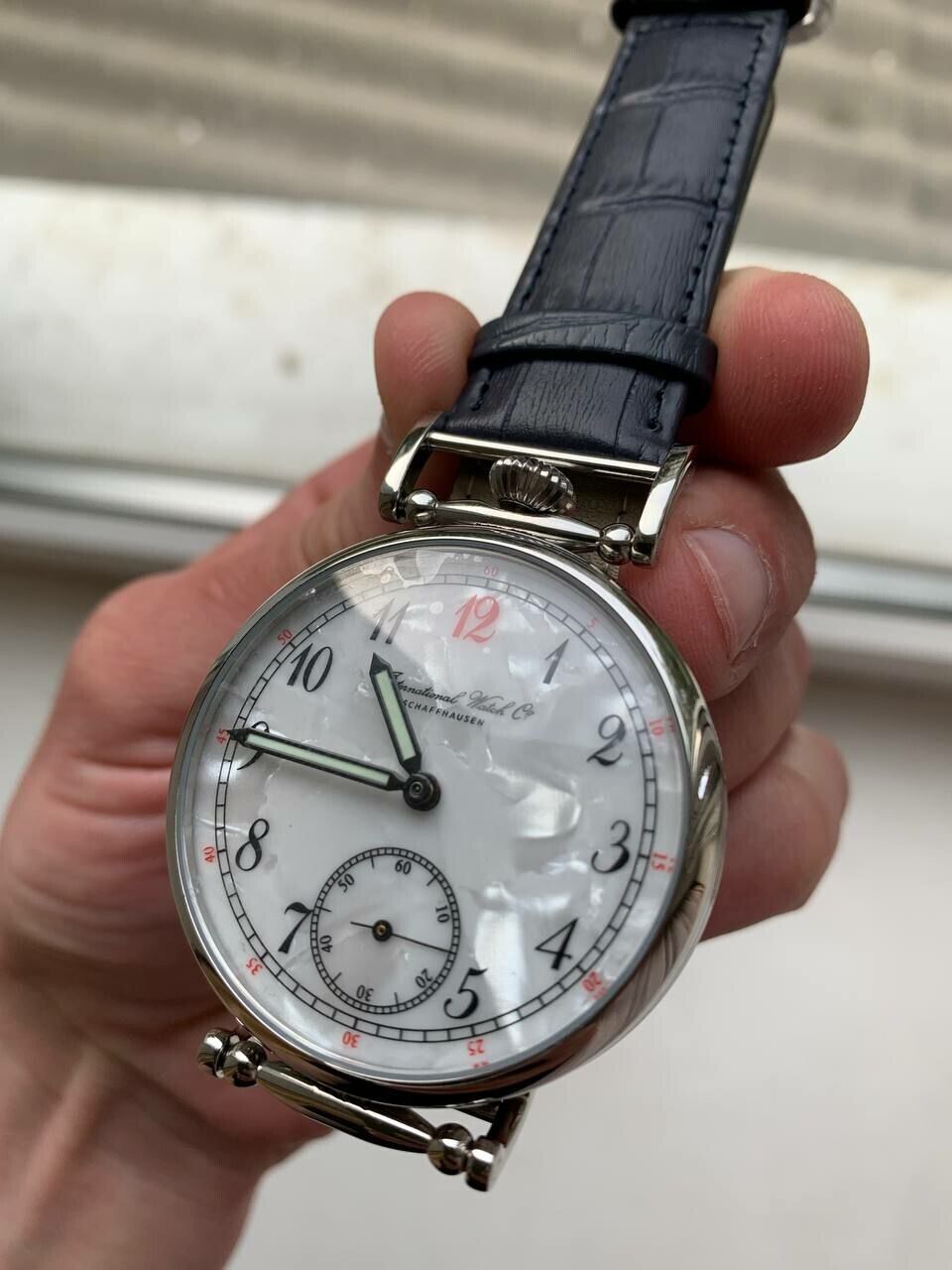 Vintage watch 18j USSR MARRIAGE Reading Rare dial Men's dresses MOLNIJA 3602