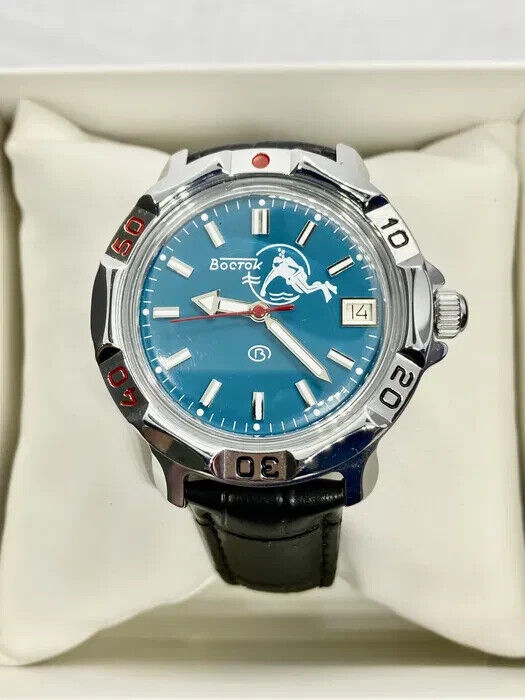 Vostok Amphibia Men's Watch Wristwatch Mechanical USSR Soviet Vintage Serviced