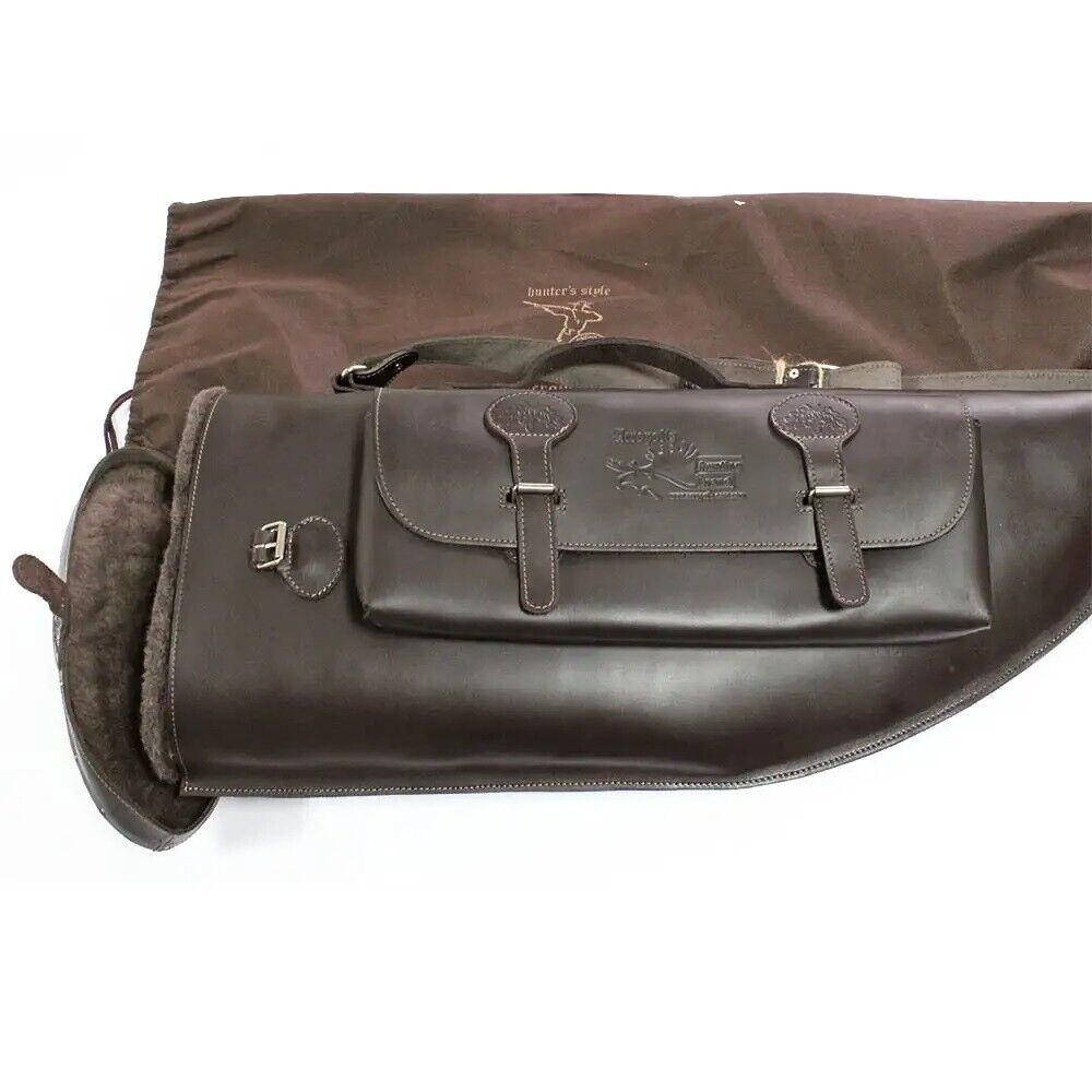 Shotgun Hunting Case Leather Cover Rifle Disassemble Gun Carry Bag Gift Winter