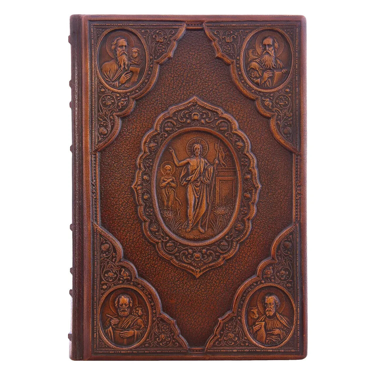 in Russian Book Bible Leather Библия Новый Завет 15х22cm Кожа Gift Exclusive