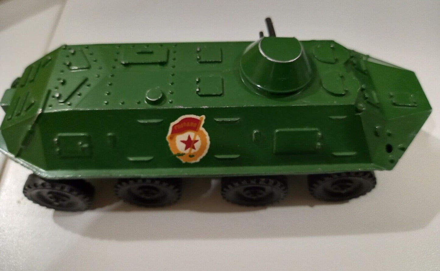 BTR METAL - USSR SOVIET SCALE MODEL 1:43 MILITARY ARMY ARMOR TIN TOY VEHICLE
