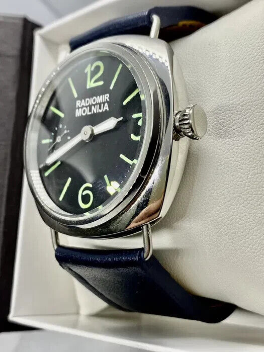 Molnija Radiomir Men's Watch Marriage Wristwatch Mechanical USSR Soviet Vintage