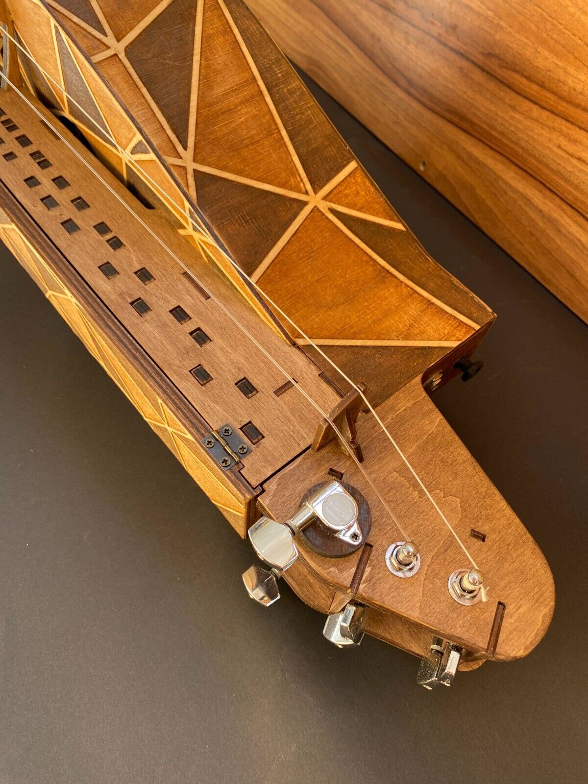 Hurdy-Gurdy With Pickup Model 24 Keys - 6 string - Ukrainian Lira Excellent New