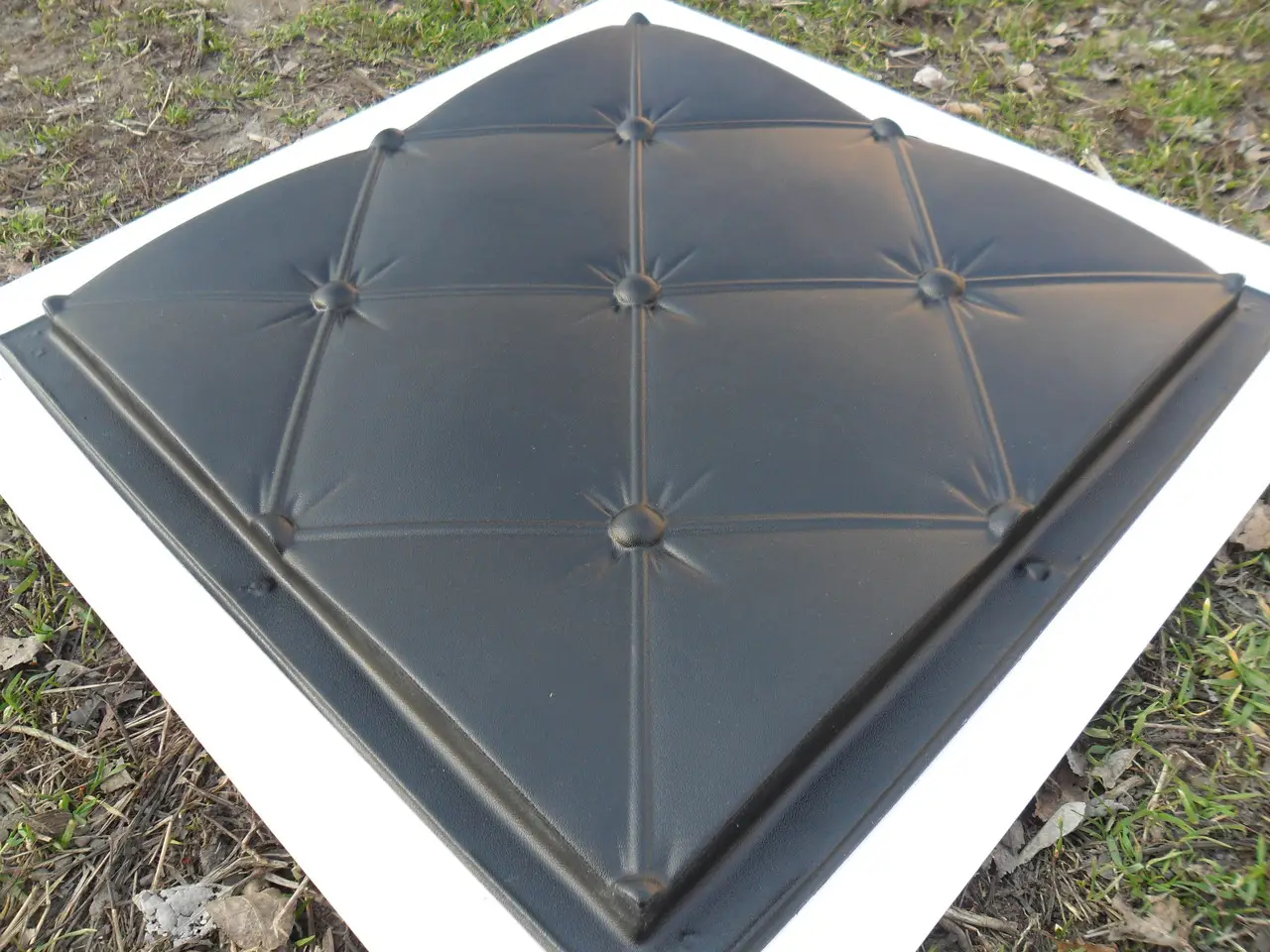 2pcs Panels Wall ABS Stone Art Plastic Mold Decor 3D Plaster Tile Form Design