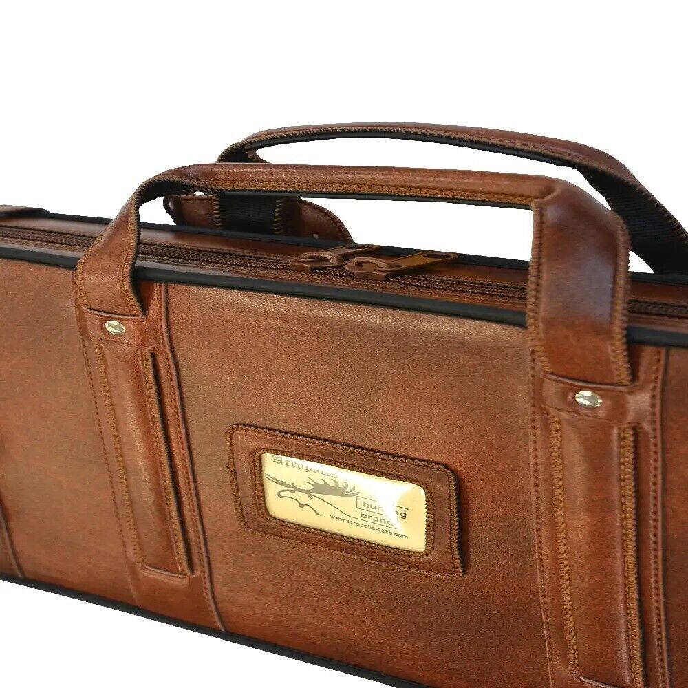 Shotgun Hunting Hard Case Eco Leather Cover Rifle Disassemble Gun Carry Bag Gift