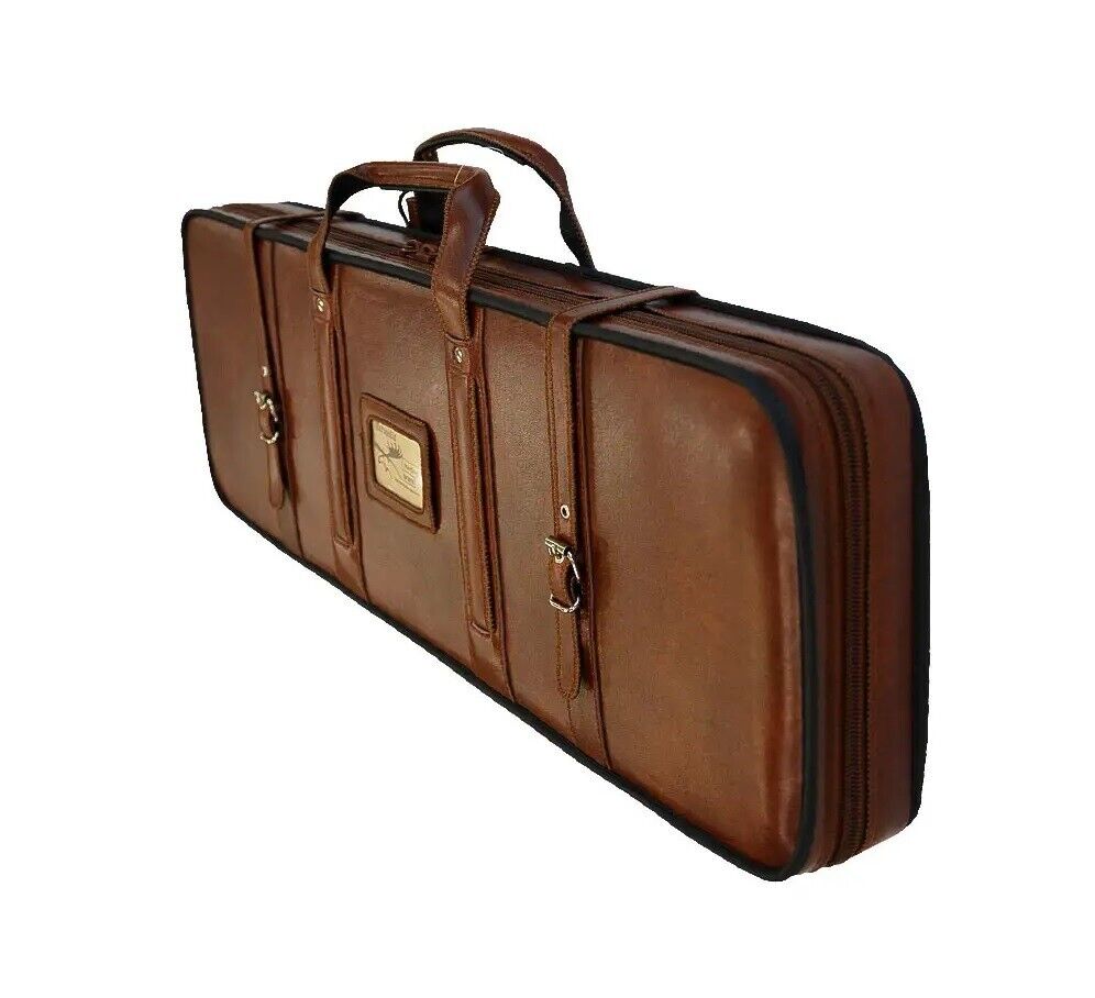 Shotgun Hunting Hard Case Eco Leather Cover Rifle Disassemble Gun Carry Bag Gift