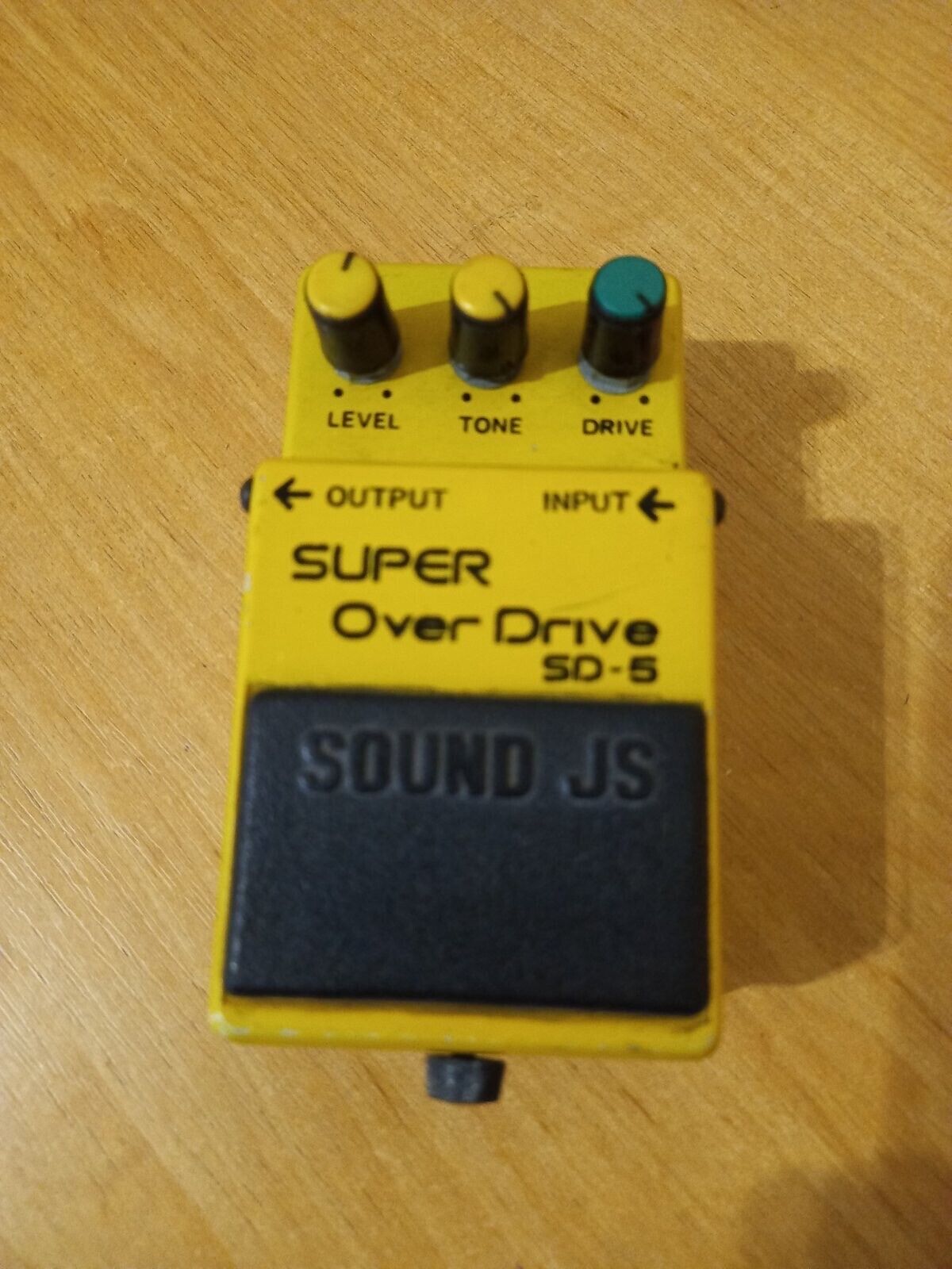 Sound JS SD-5 Super Overdrive Pedal Vintage and Rare