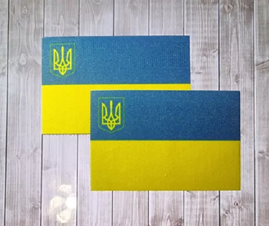Ukraine Patch ZSU Ukraine Flag Trident Size 70x50mm