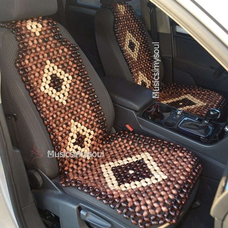 New Cushion Cover Therapy Wooden Beaded Massage Vehicle Car Seat Chair Rolling