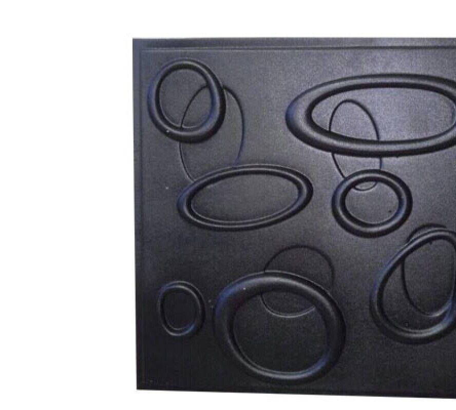2pcs Panels Wall ABS Stone Art Plastic Mold Decor 3D Plaster Tile Form Design