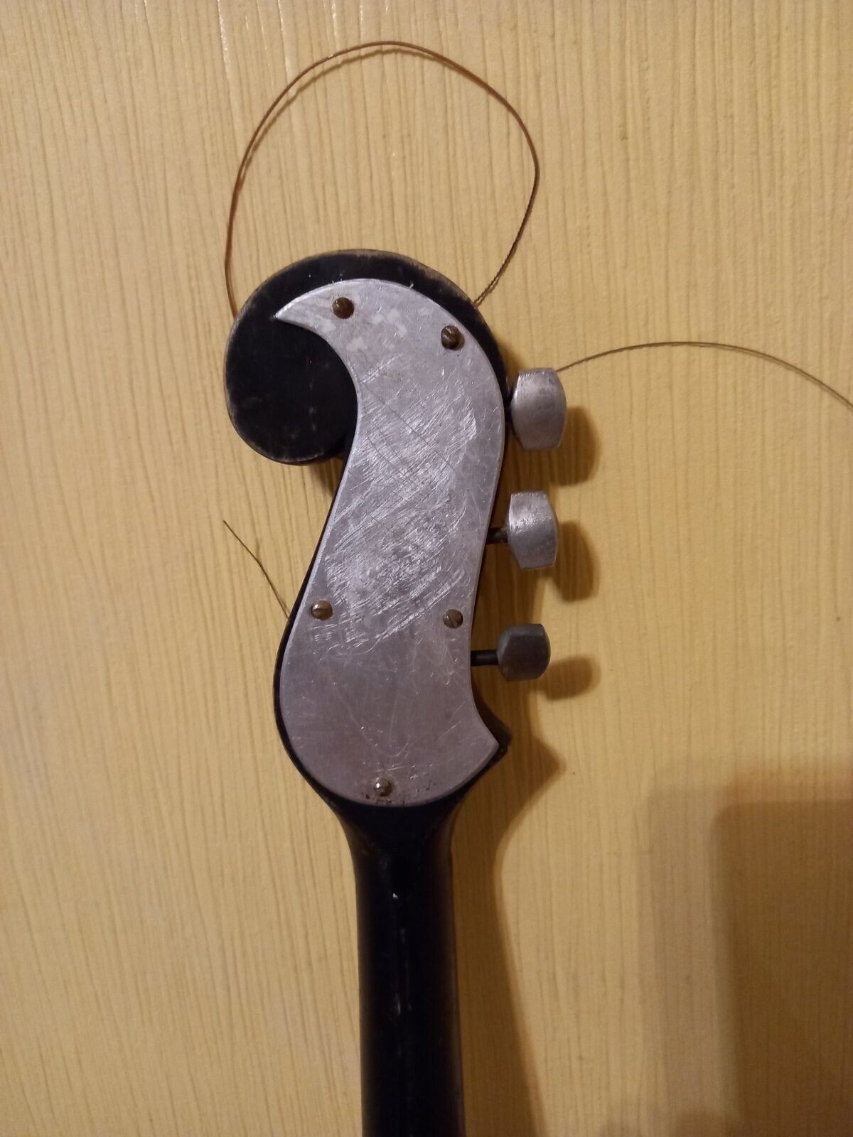 Master Made Domra Prima Folk Instrument 3 strings Ukrainian Ukraine Vintage 1989