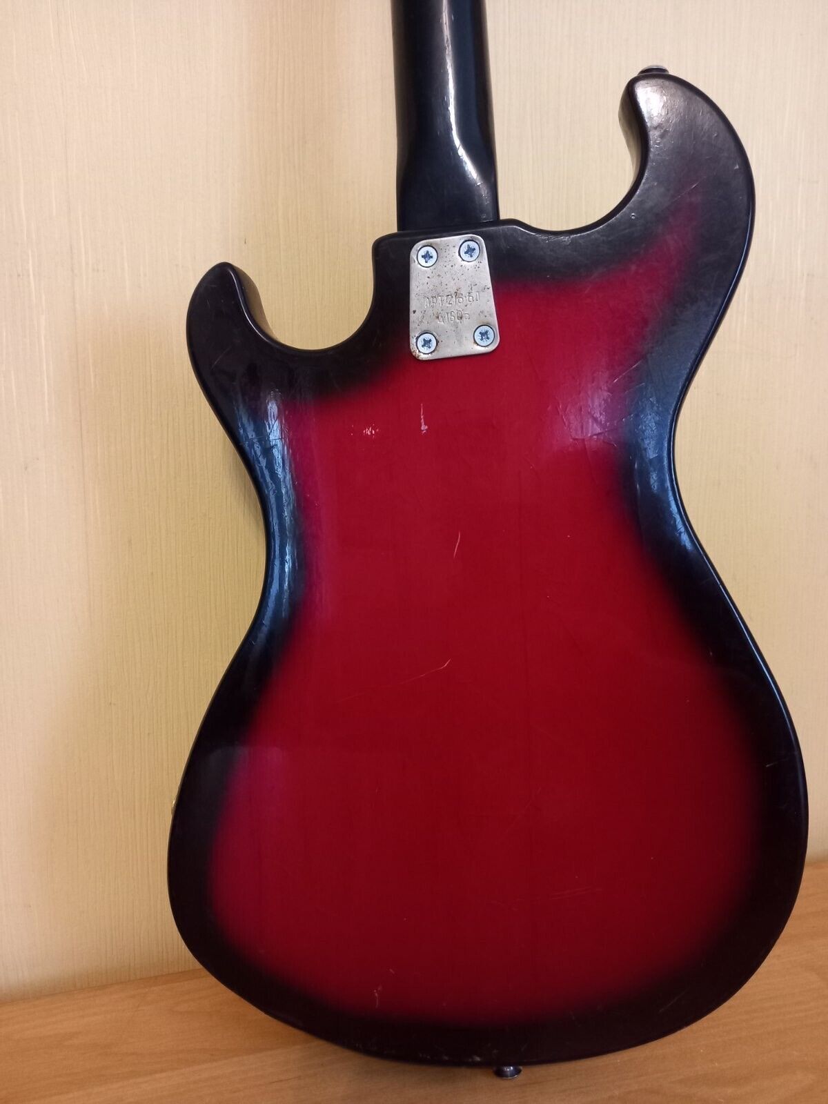 Borisov USSR Soviet Bass Guitar 4 String Solid Body Vintage Rare