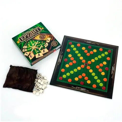 Scrabble (in Russian & in Ukrainian) Erudit BOARD GAME Настольная игра Эрудит