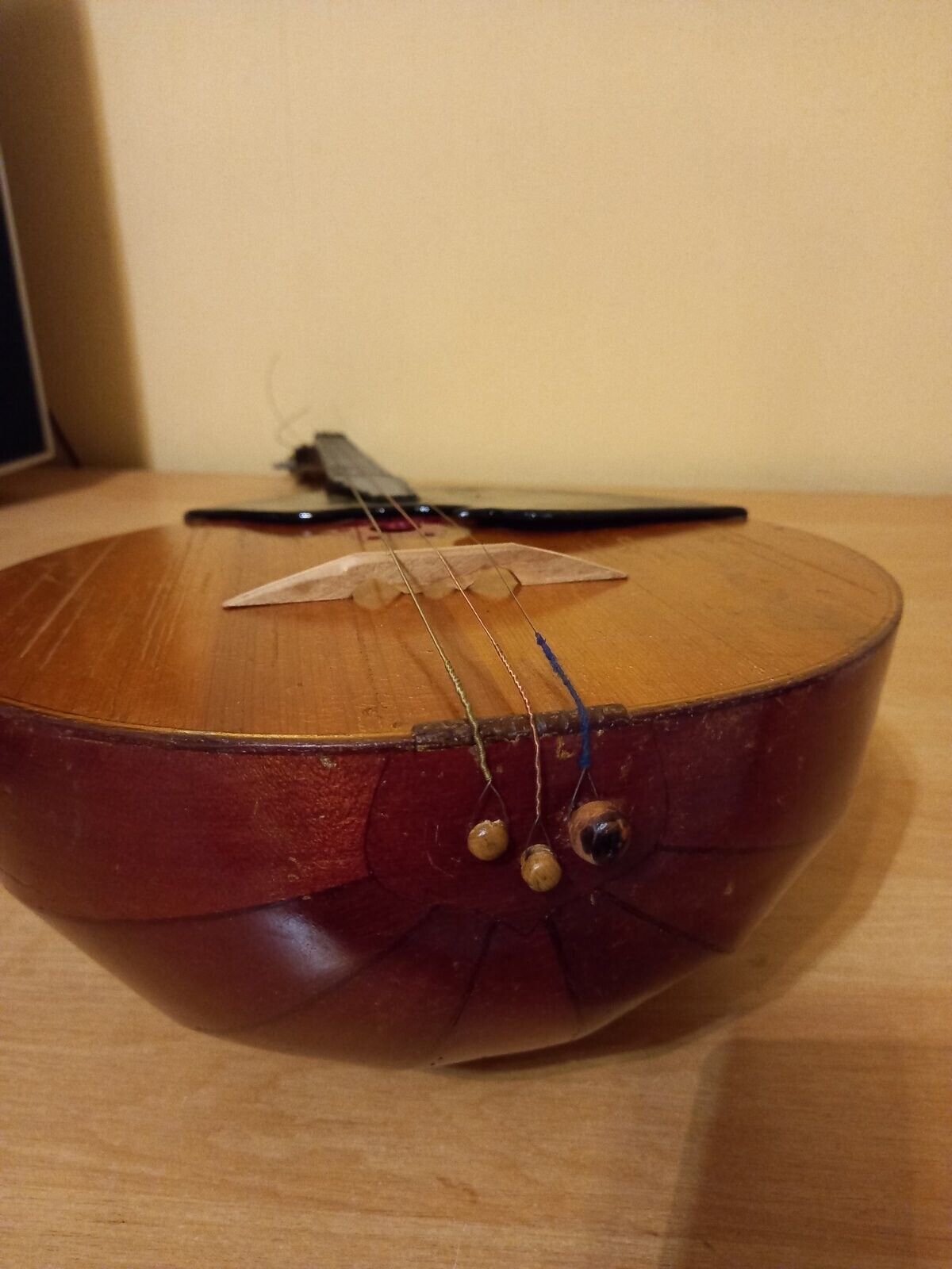Master Domra Alto Alt Folk Instrument 3 strings Ukrainian Mandoline Vintage 1989