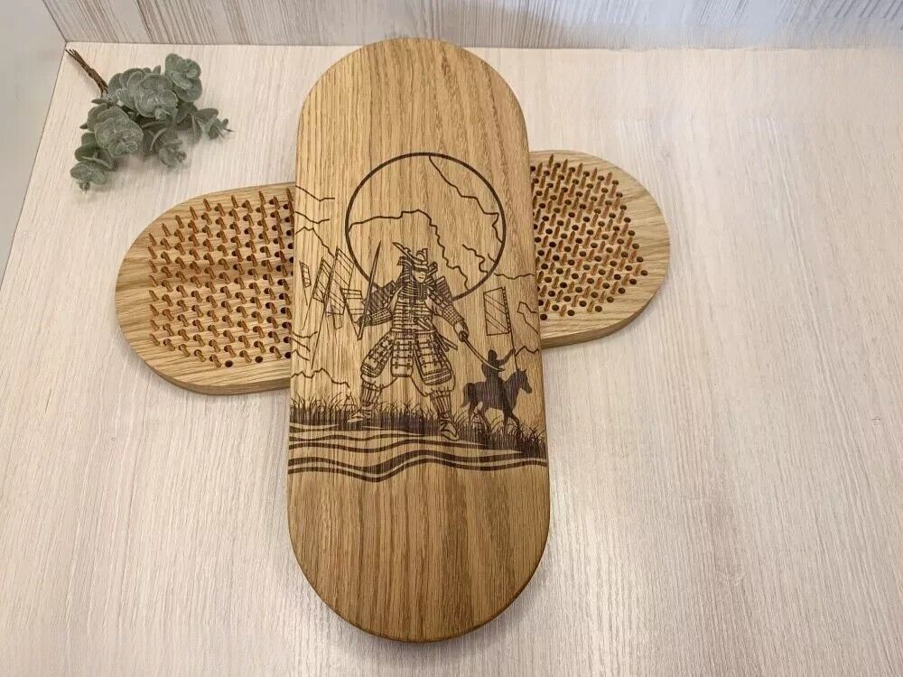 Premium Sadhu board Yoga Meditation Spiritual Samurai COPPER NAILS Natural Wood
