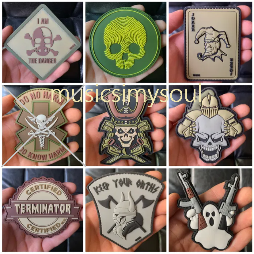 Lot of 8 - Ukraine patch 3D tactical 101INC