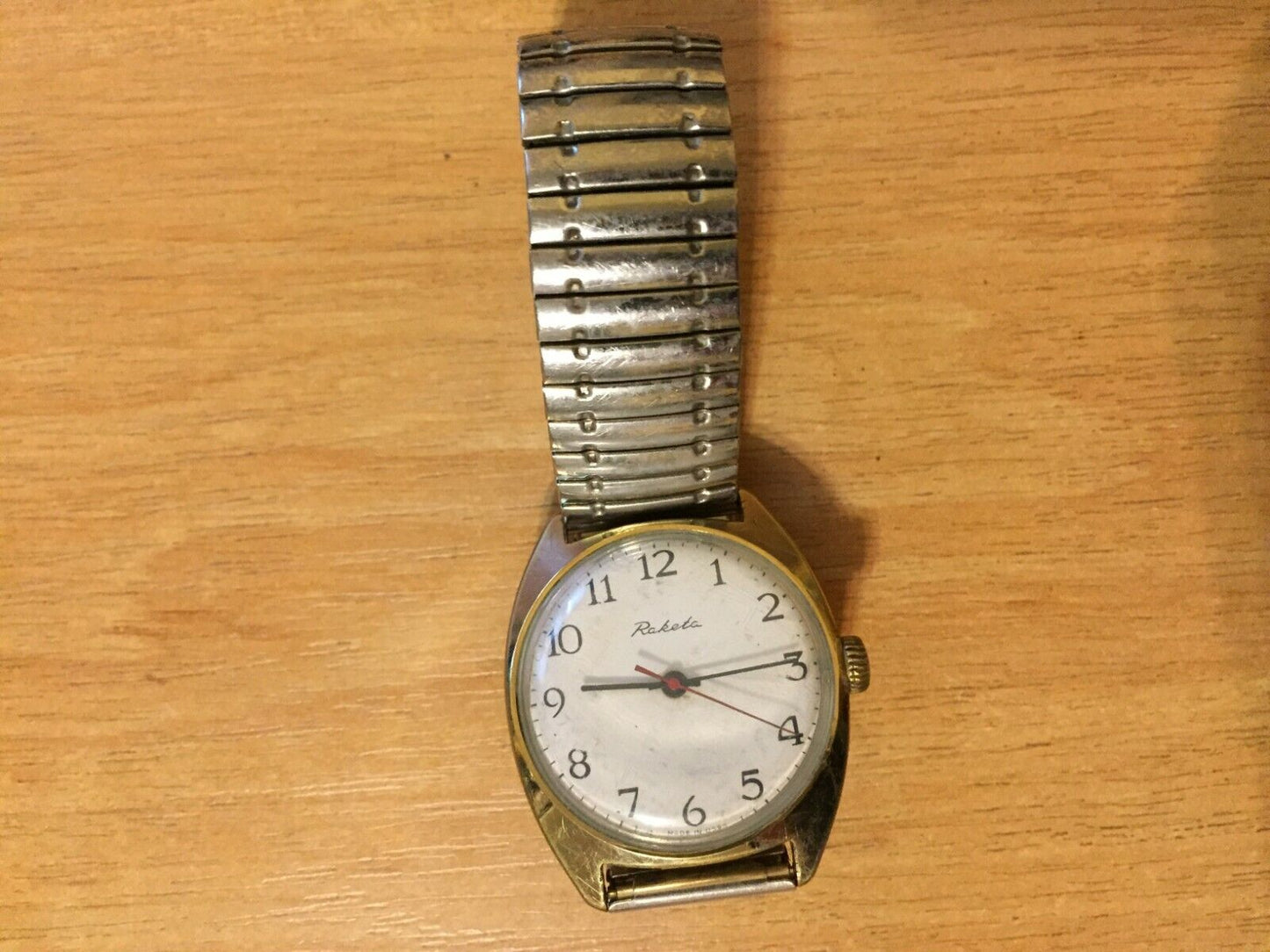 WATCH RAKETA AU10 USSR SOVIET MECHANICAL SERVICED