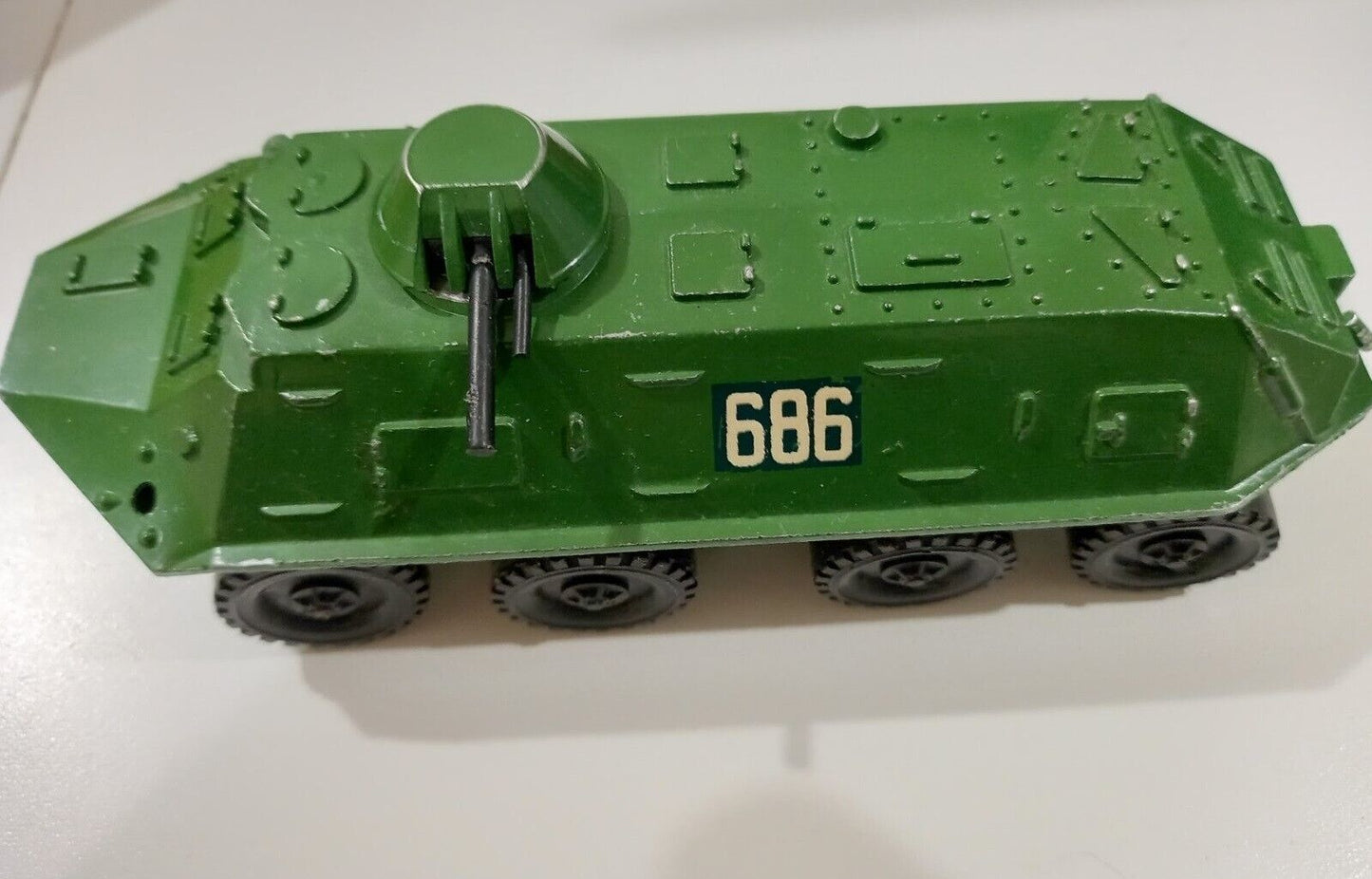 BTR METAL - USSR SOVIET SCALE MODEL 1:43 MILITARY ARMY ARMOR TIN TOY VEHICLE