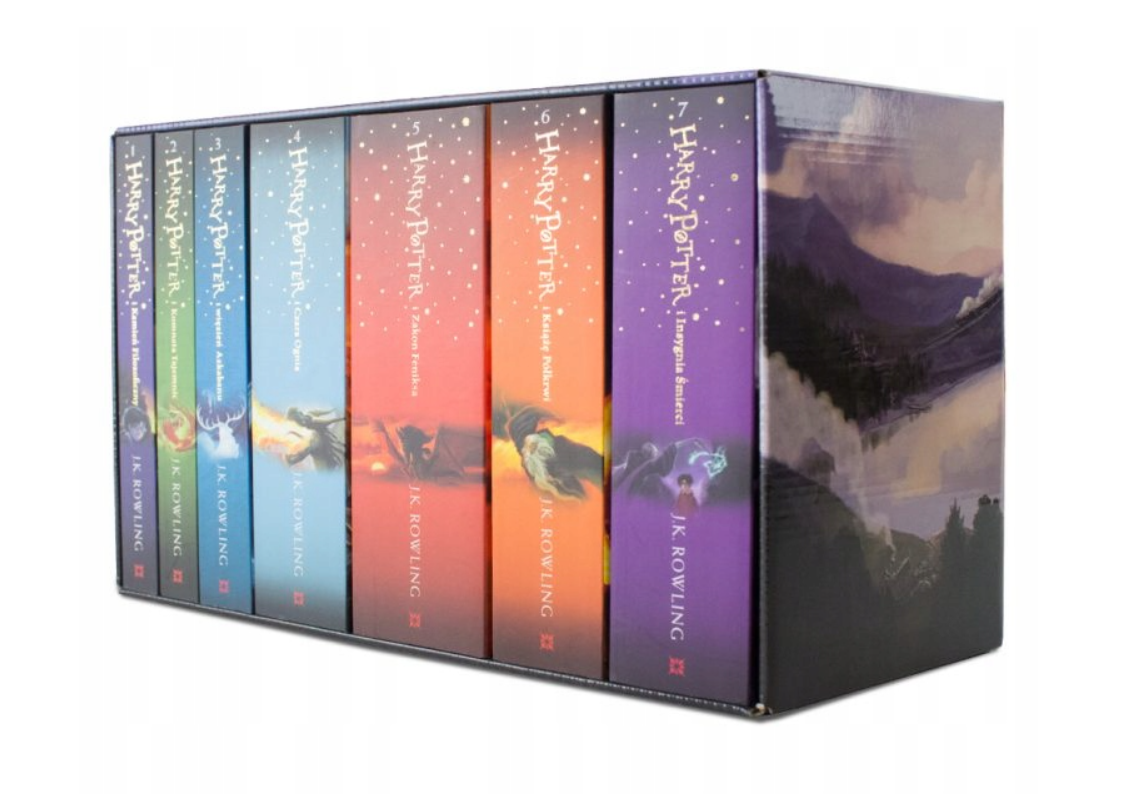 Book in Polish - Książka Harry Potter 7 Tomow kids book - J.K. ROWLING