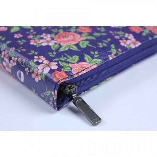 Book in Russian - Библия Bible NEW FLOWER Cover, Zipper, indexes leather