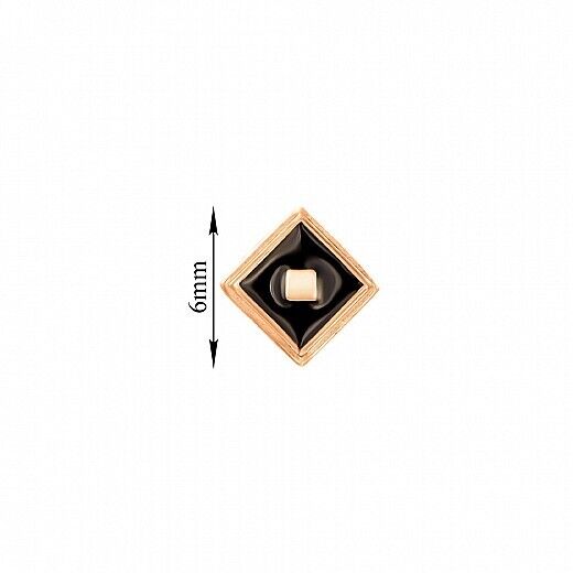 Earrings Ukrainian Unisex Ukraine Symbol Diamonds Jewelry Charm 14k gold (585)