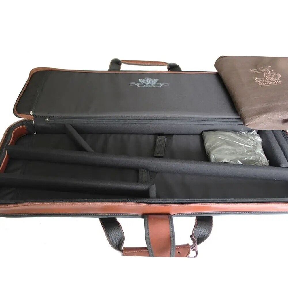Shotgun Hunting Case Eco Leather Cover Rifle Disassemble Gun Carry Bag Gift