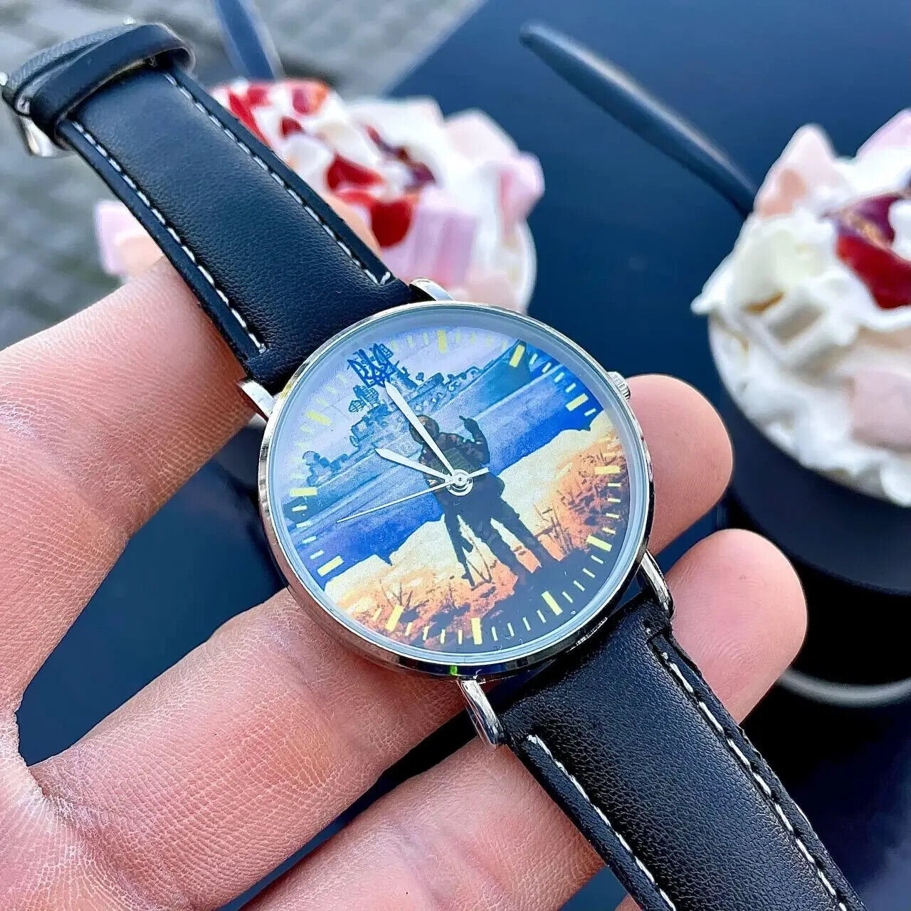 NEW UKRAINE - Wristwatch - Russian warship go F... Gift Ukrainian watch
