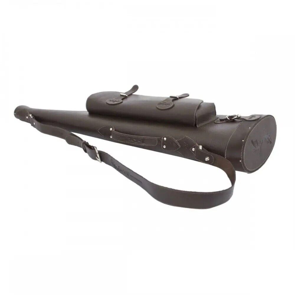 Shotgun Hunting Case Leather Cover Rifle Disassemble Gun Carry Bag Gift Winter