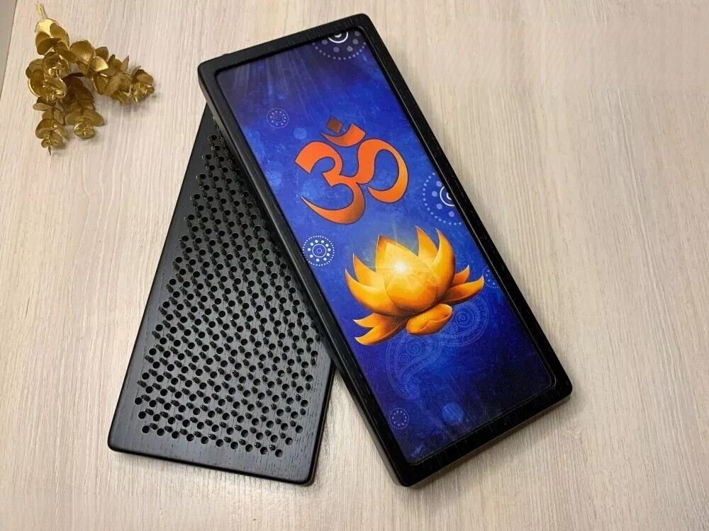NEW Premium Sadhu board Yoga Meditation Spiritual Om sign NAILS Natural Wood OAK