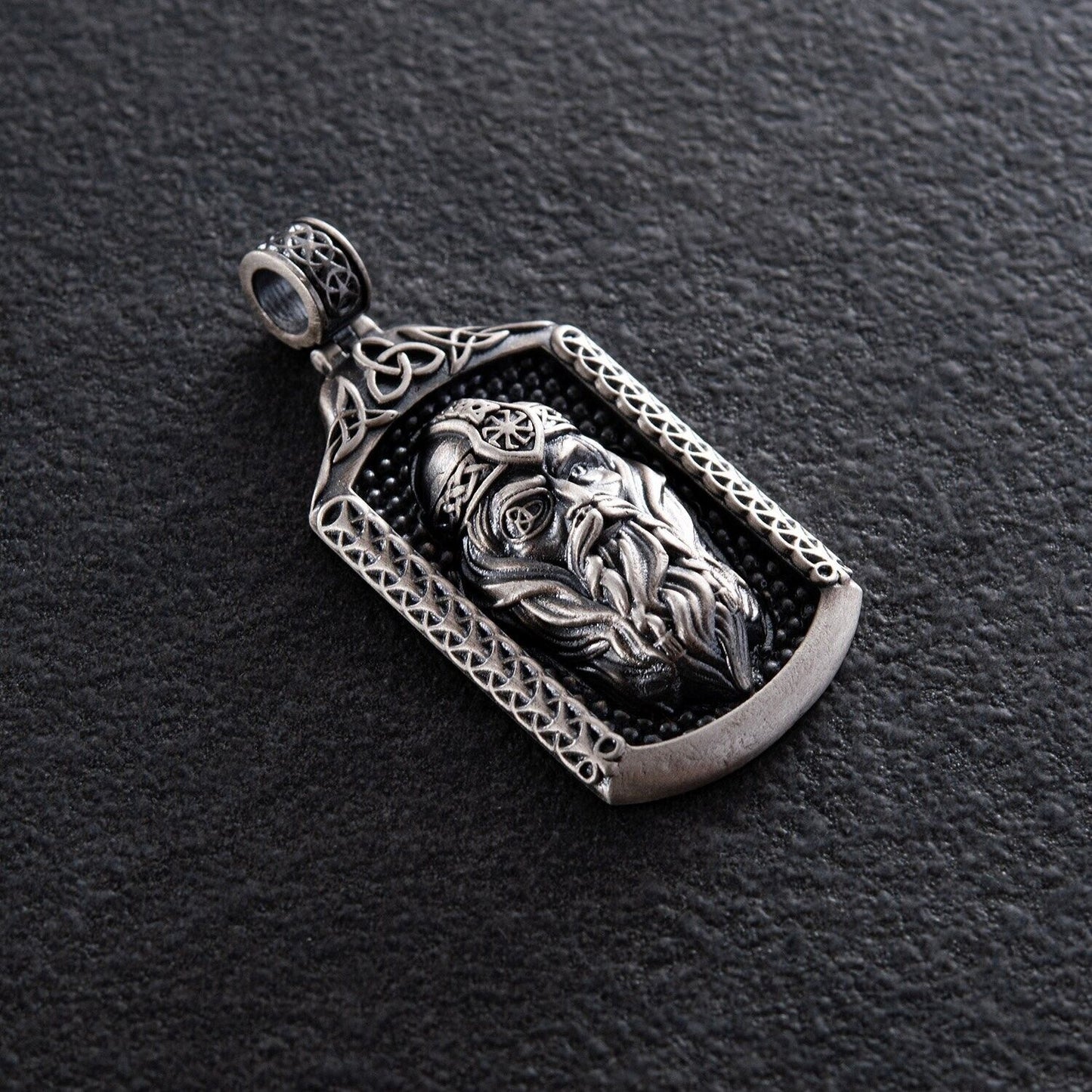 Viking Silver 925 Pendant Necklace Ax Style Excellent Nice Scandinavia