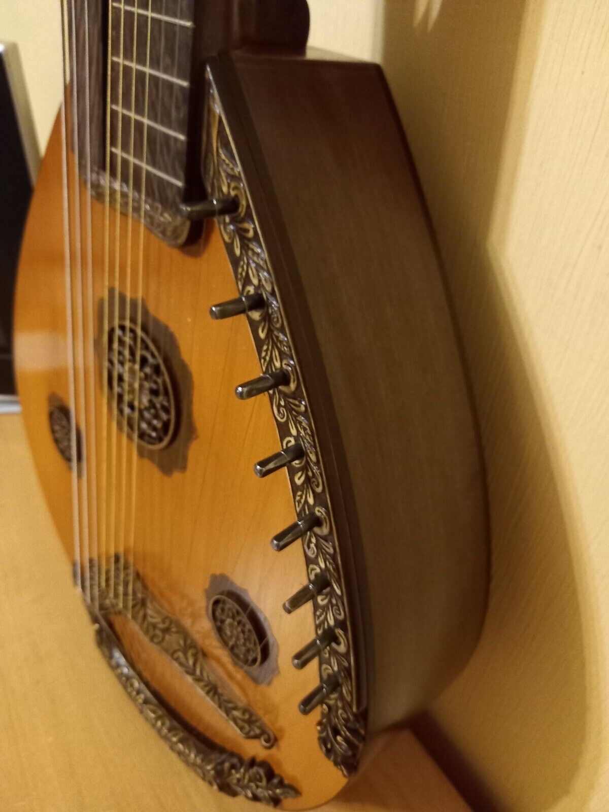NEW Kobza Double Neck 17 String Vihuela Ukraine Lute Folk Guitar Handmade Unique