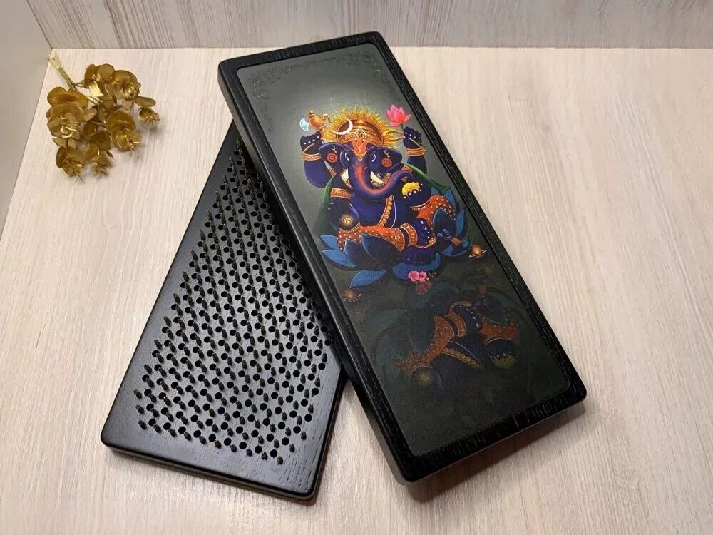 Premium Sadhu board Yoga Meditation Spiritual Ganesha NAILS Natural Wood 2023