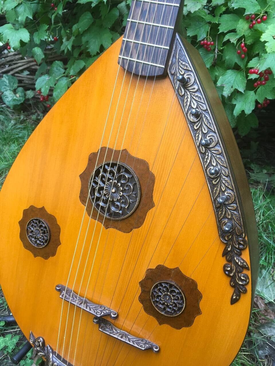 NEW Kobza 12 String Vihuela Ukraine Lute Folk Guitar Handmade Unique