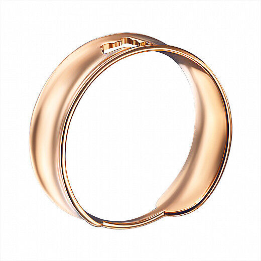 Ring Ukrainian Women Symbol Love Red Heart Jewelry UA Charm 14k gold (585) Sizes