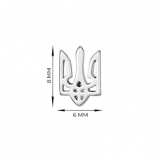 Women Earrings Trident Tryzub Ukraine Gift Jewelry Charm New Sterling Silver 925