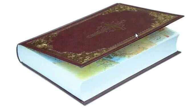 Book in Ukrainian Біблія Bible New translation of R.Turkonyak NEW dark red cover